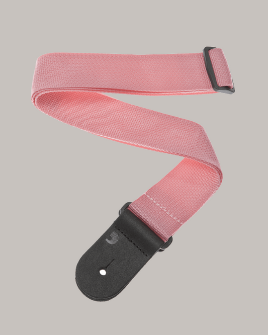 D'Addario Polypro Guitar Strap - Pink