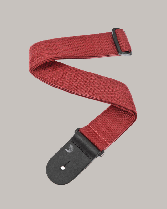 D'Addario Polypro Guitar Strap - Red