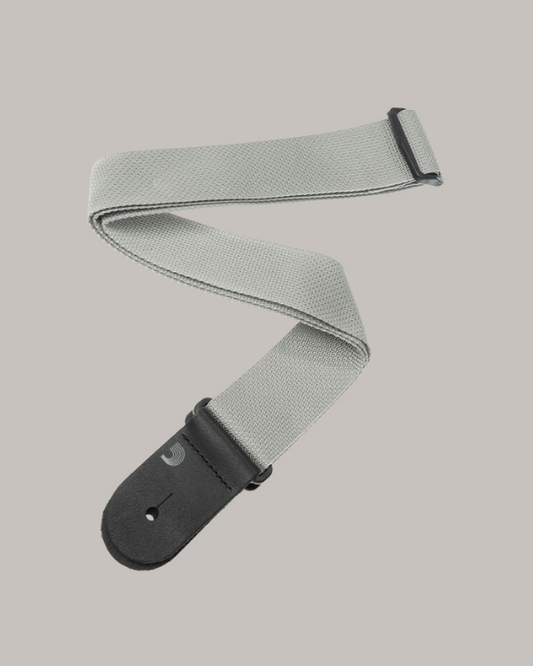 D'Addario Polypro Guitar Strap - Silver