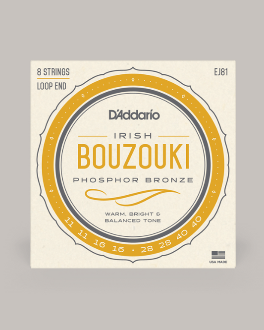 D'Addario Irish Bouzouki Phosphor Bronze - EJ81