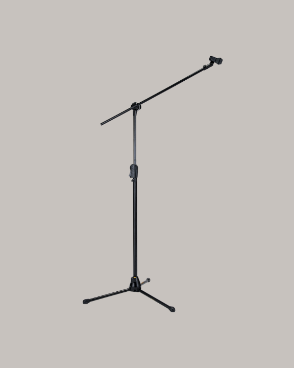 Hercules EZ Clutch Tripod Microphone Stand w/ 2-in-1 Hideaway Boom - MS533B