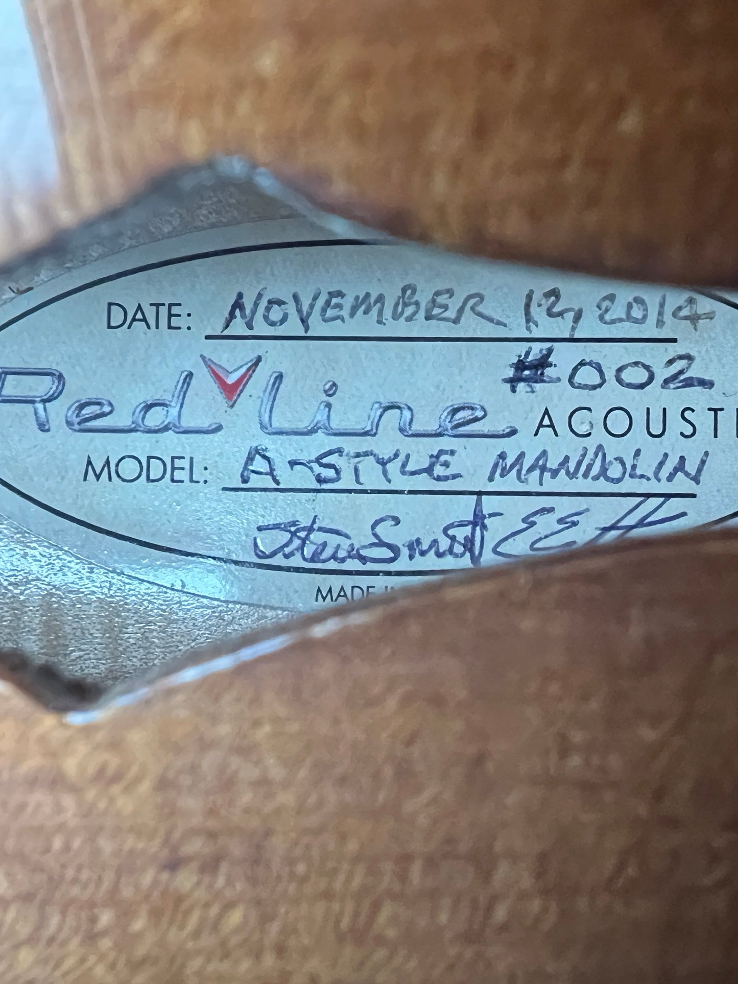 Red Line A-Style Mandolin #002 - Used