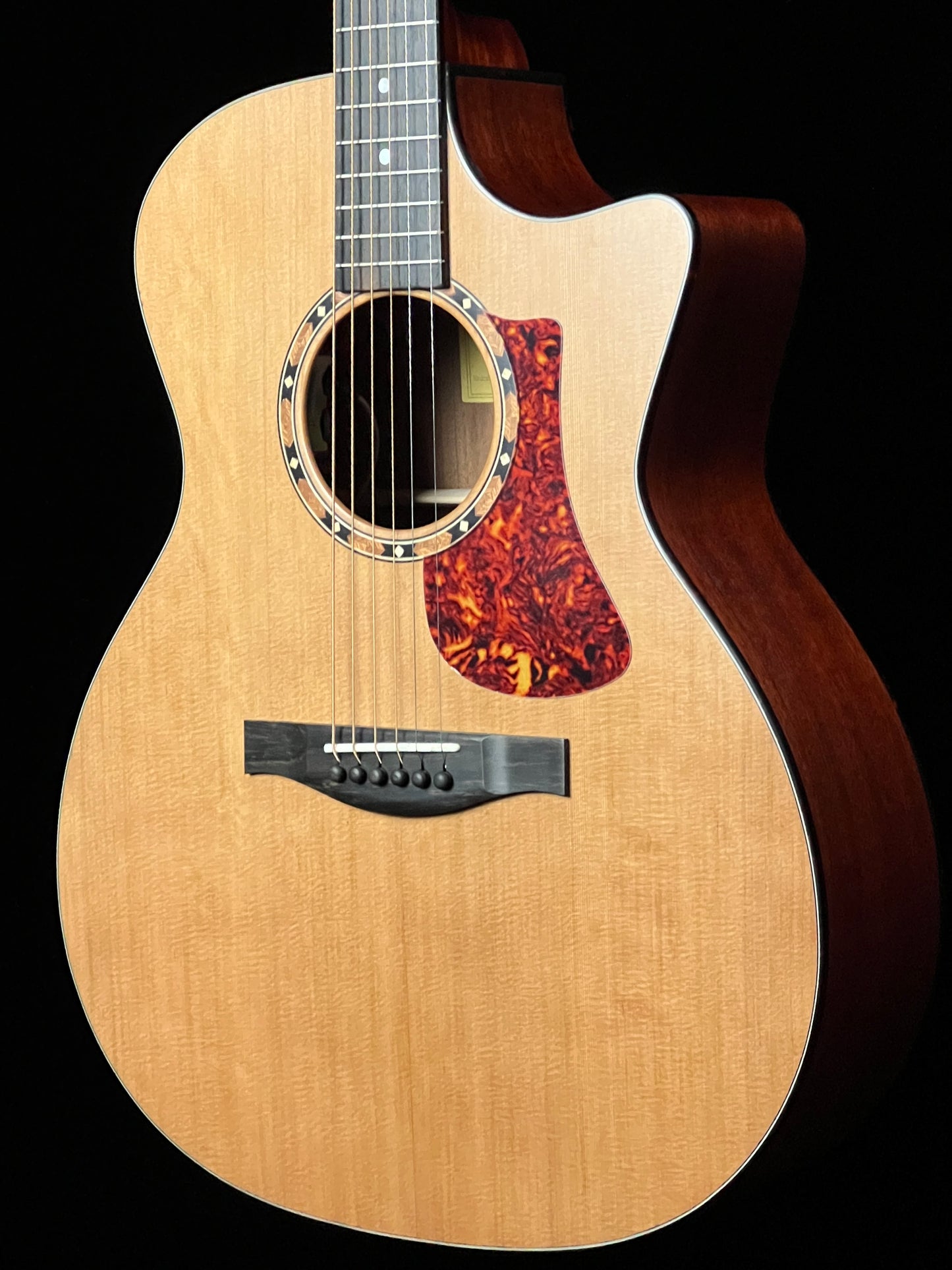 Eastman AC122-2CE Grand Auditorium Cutaway Cedar/Sapele Acoustic Guitar - New
