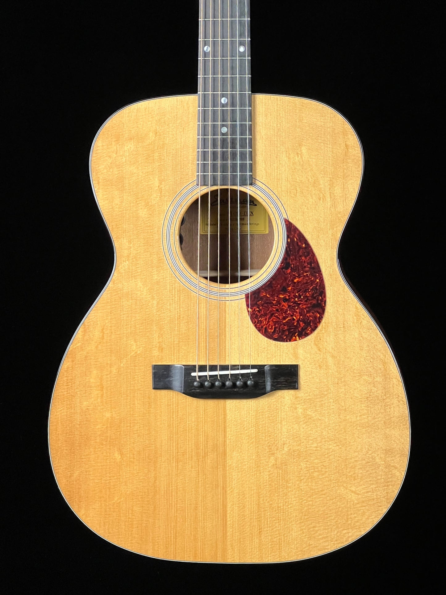 SOLD - Eastman E1 OM-DLX Sitka Spruce and Sapele Acoustic Guitar with Fishman Pick Up - New