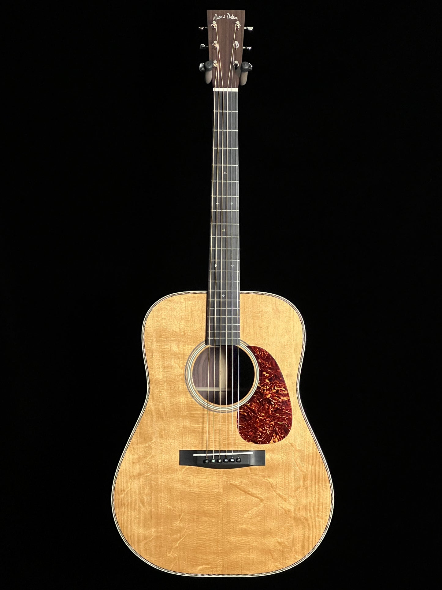 Huss & Dalton TD-R Custom Thermo-Cured Bear-Claw Sitka Spruce/Figured Indian Rosewood Dreadnought Acoustic Guitar - New