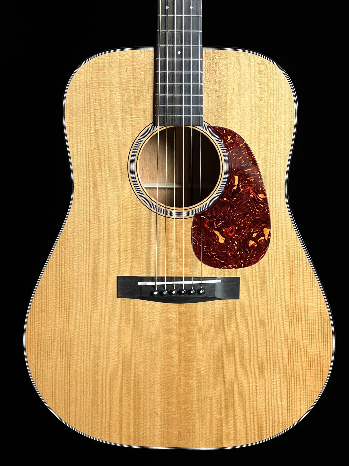 SOLD - Huss & Dalton TD-M Custom Thermo-Cured Sitka Spruce / Mahogany Dreadnought Acoustic Guitar - New