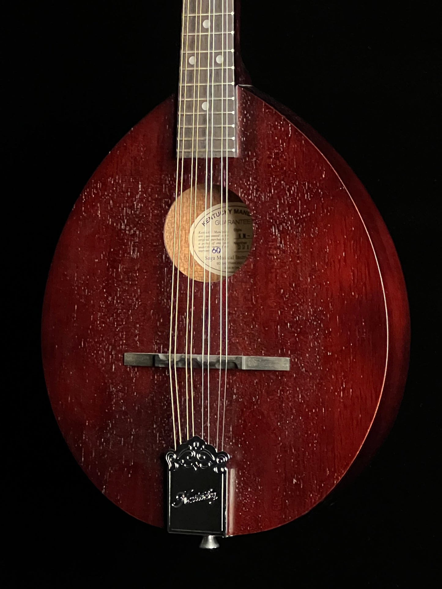 Kentucky KM-120 Army-Navy (Pancake)  A-Style Mandolin - New