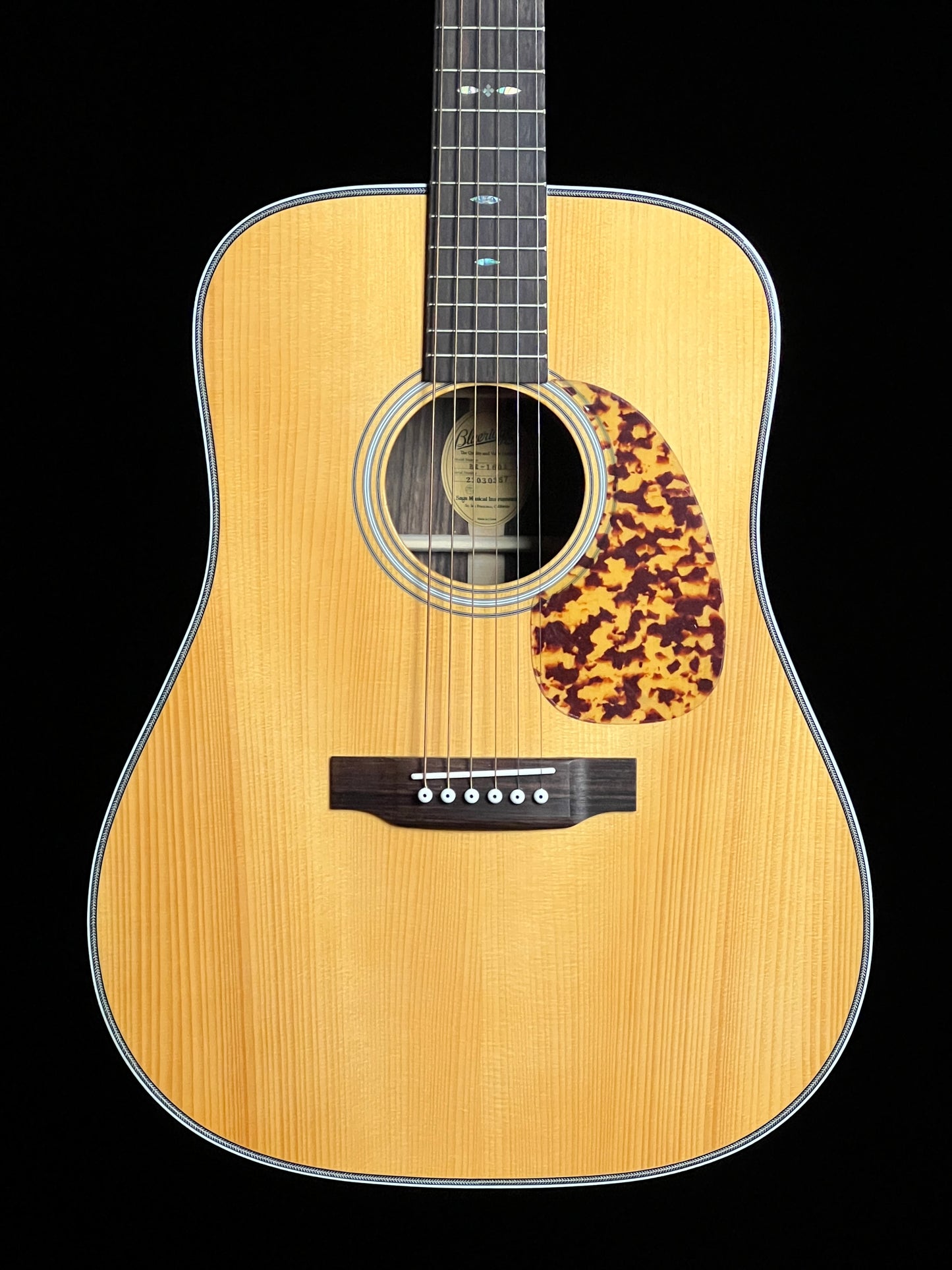 Blueridge BR-160A Historic Craftsman Series Dreadnought Adirondack Spruce/Indian Rosewood Guitar - Used