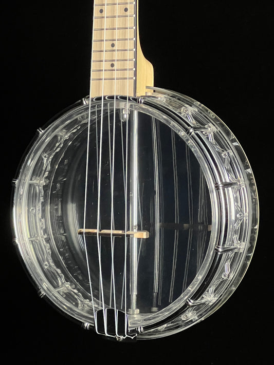 Gold Tone Little Gem (Diamond) See Through Banjo Ukulele - New