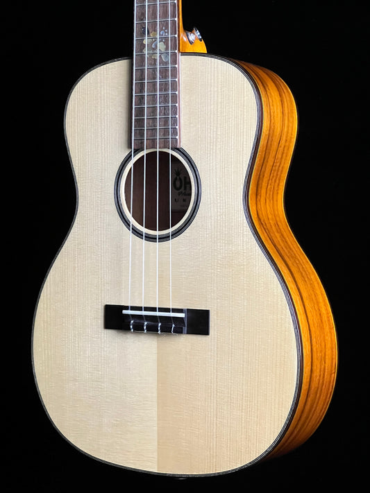 Ohana BKT-250G Bari-Tenor Solid Spruce / Acacia Tenor Scale Baritone Body Ukulele with Mi-Si Pickup - Used