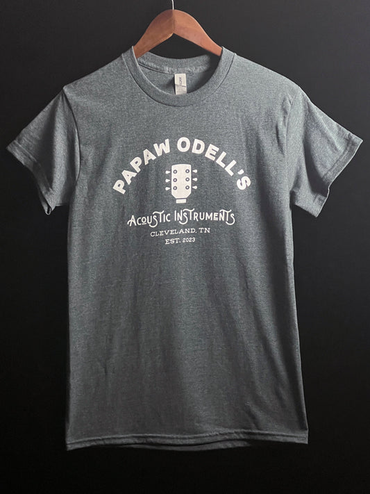 Papaw Odell's Acoustic Instruments T-Shirt - Dark Heather